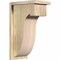 Ekena Millwork Del Monte Rough Sawn Corbel w/Backplate, Douglas Fir, 8"W x 12"D x 20"H COR08X12X20DEL01RDF - alternate 1